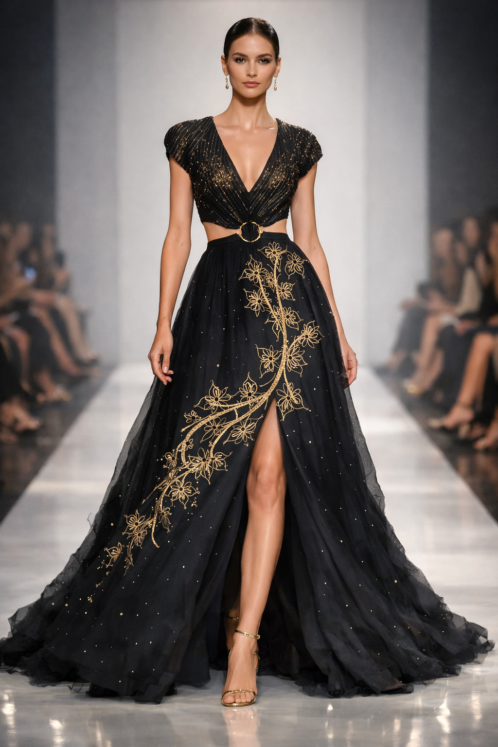 Oro Negro Embroidered Set